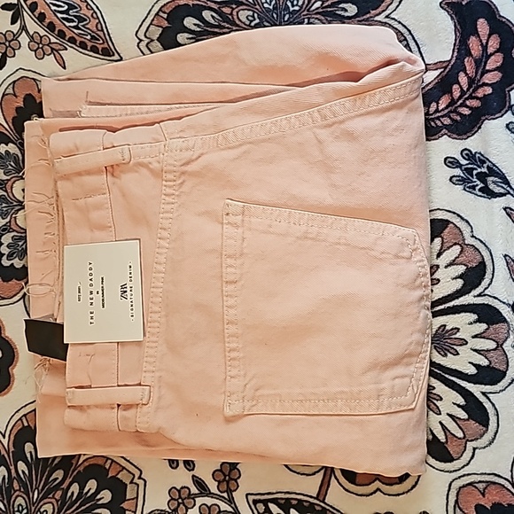Zara The New Daddy Wide Leg High Waisted Jeans - Picture 2 of 6